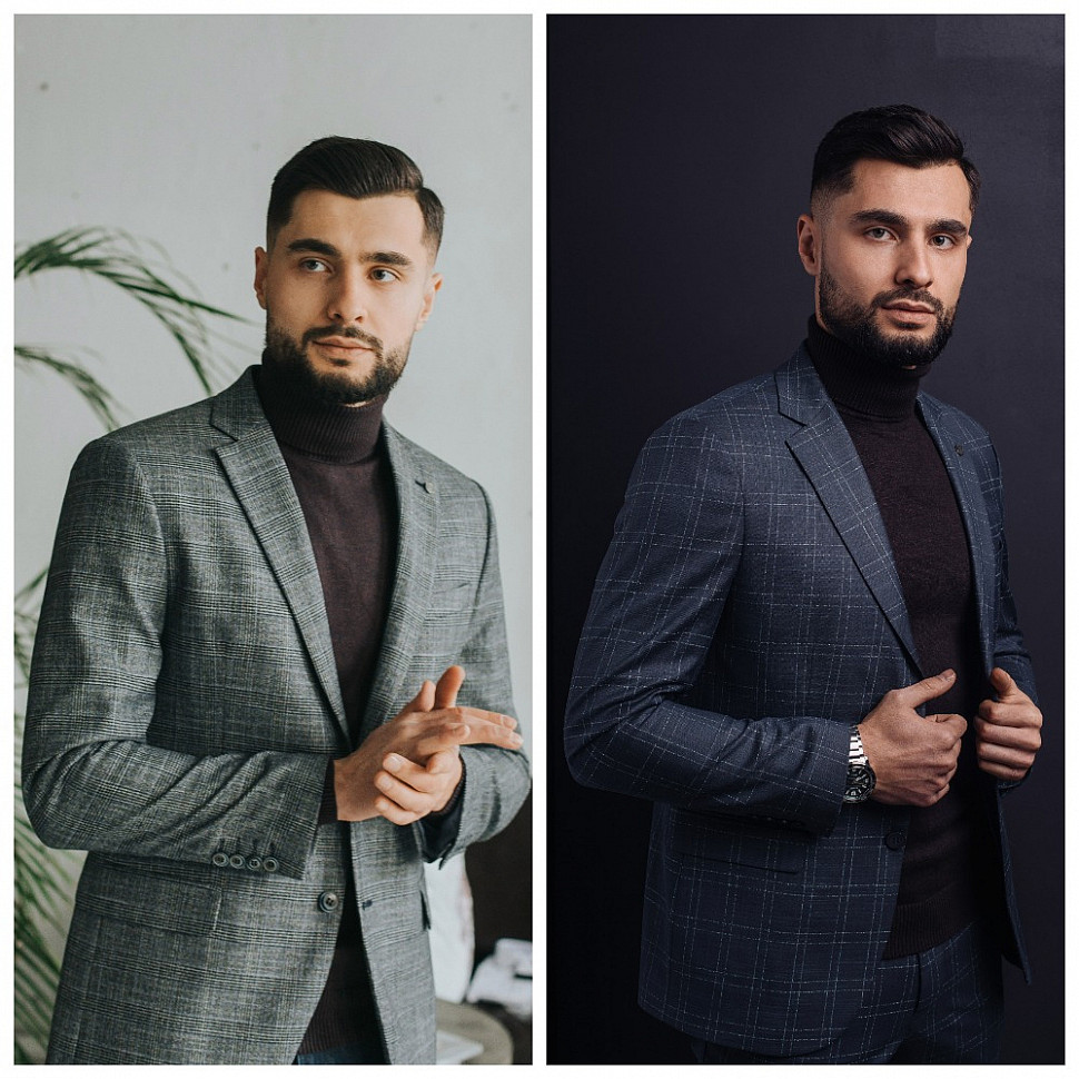 Пиджак в клетку