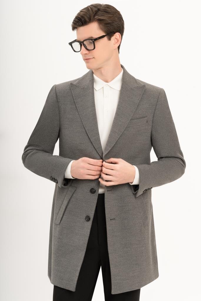 Пальто MAZALTOVMAN Premium Серое