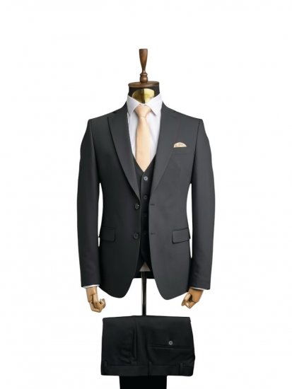 Костюм MAZALTOVMAN 3-ка Premium Черный фактурный