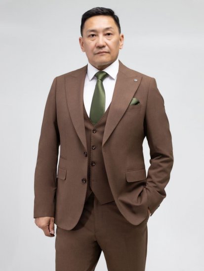 Костюм MAZALTOVMAN 3-ка Premium Коричневый
