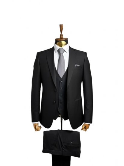 Костюм MAZALTOVMAN 3-ка Premium Черный фактурный
