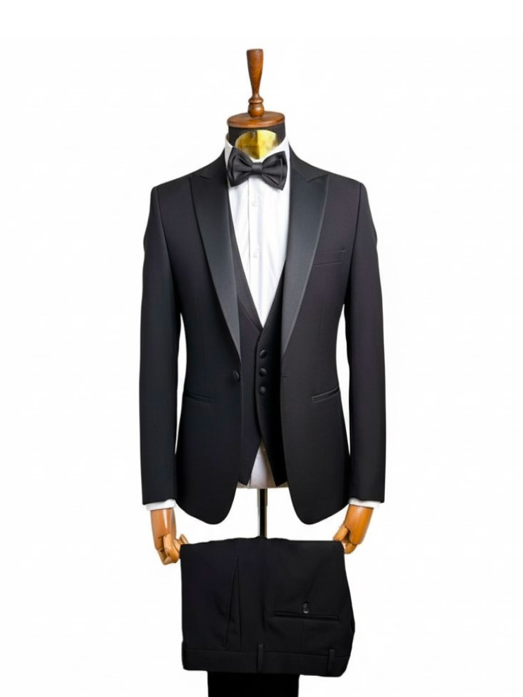 Смокинг MAZALTOVMAN 3-ка Premium Черный