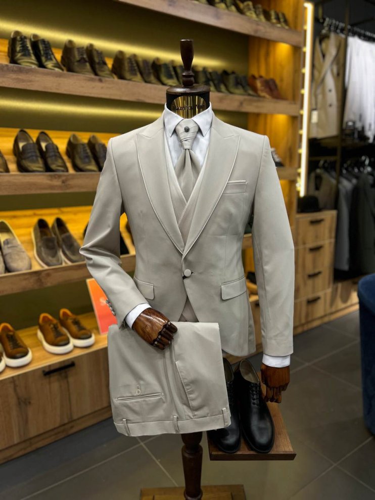 Смокинг MAZALTOVMAN 3-ка Premium Бежевый