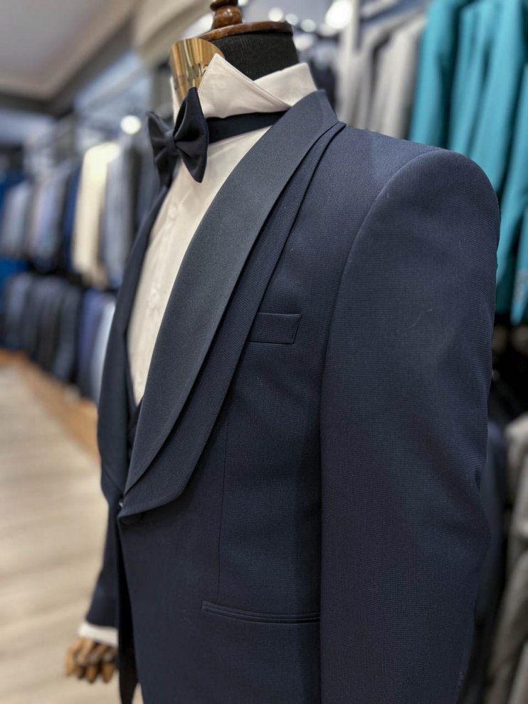 Стильный смокинг MAZALTOVMAN 3-ка премиум синий
