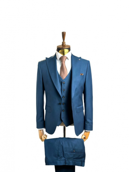 Костюм QST 3-ка Синий фактурный