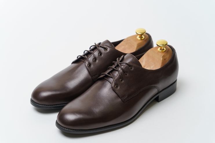 Дерби Эксклюзив Коричневые кожаные