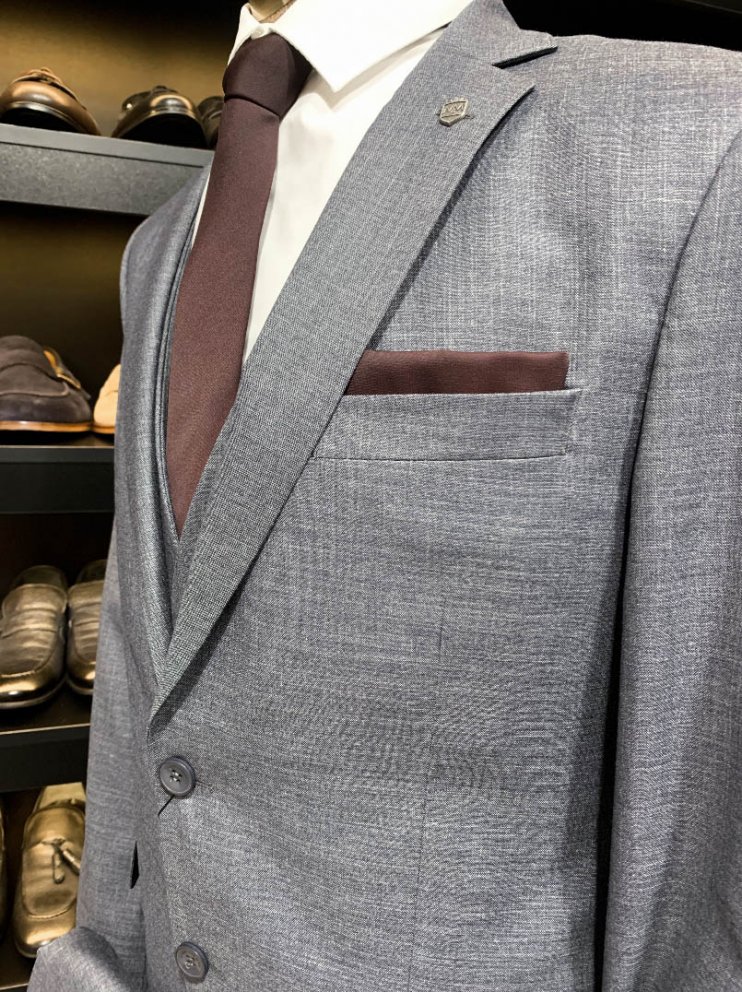 Костюм MAZALTOVMAN 3-ка Серый фактурный