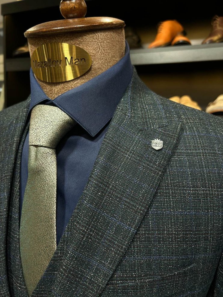 Костюм EMR 3-ка Зеленый в клетку