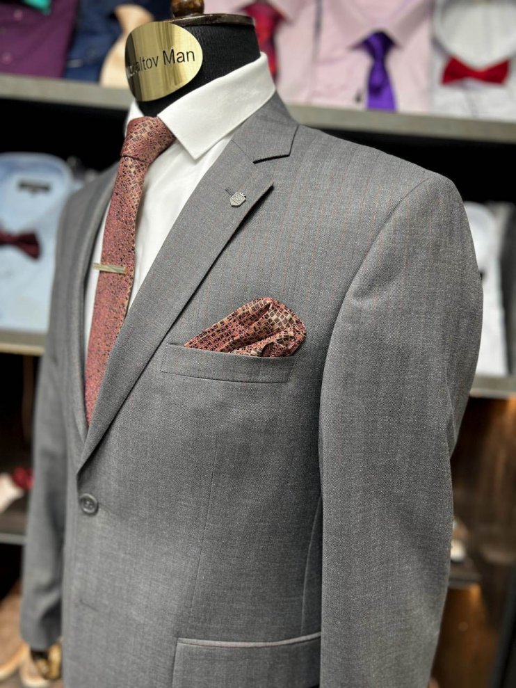 Костюм STR 2-ка Серый в полоску