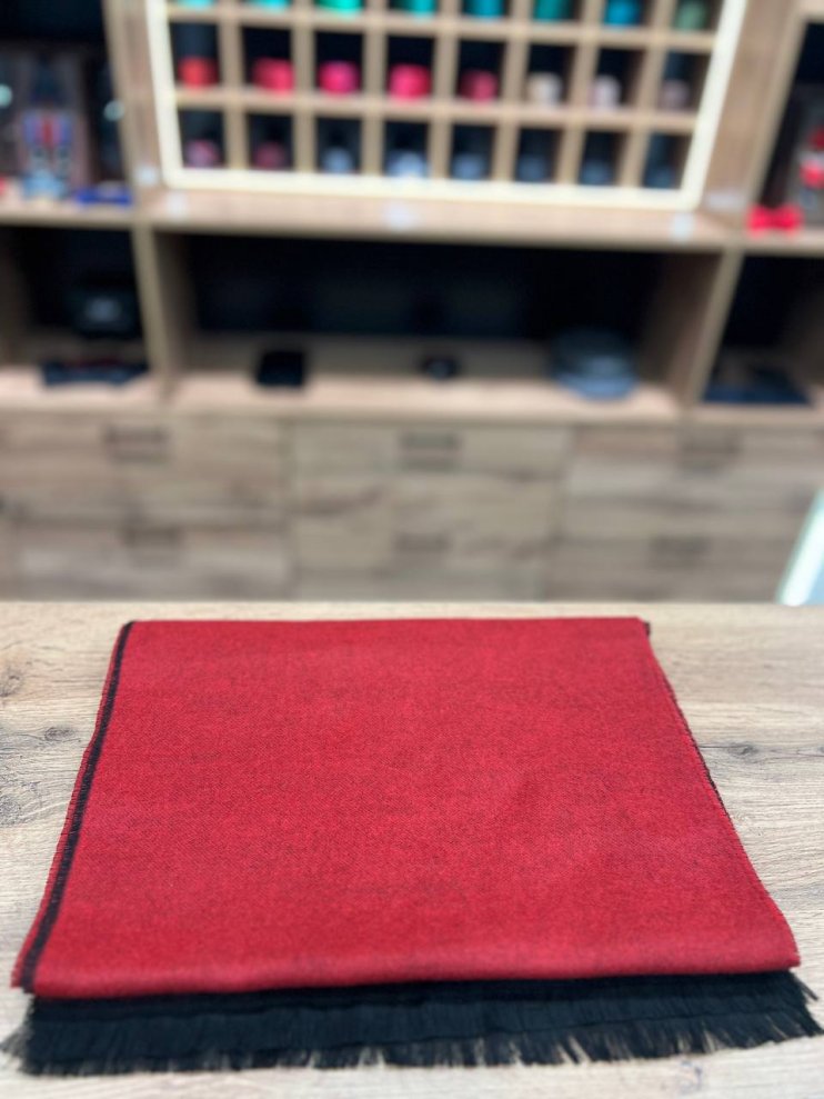 Мужской шарф Красный