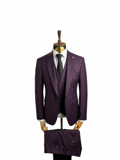 Костюм MAZALTOVMAN 3-ка Баклажановый премиум