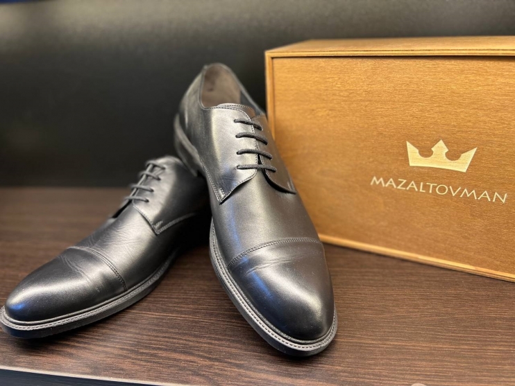 Дерби черные мужские