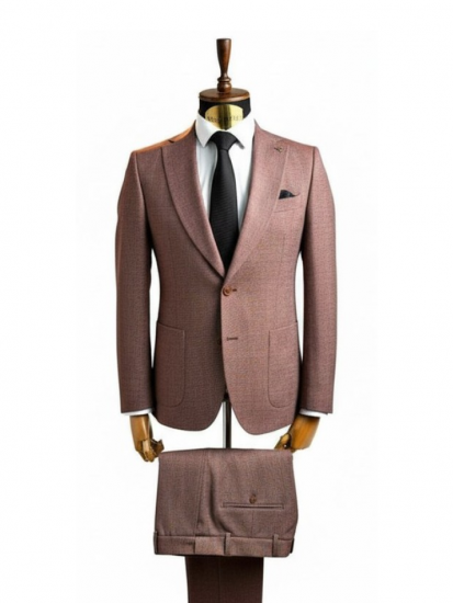 Костюм MAZALTOVMAN 2-ка Premium Кирпичный фактурный кежуал