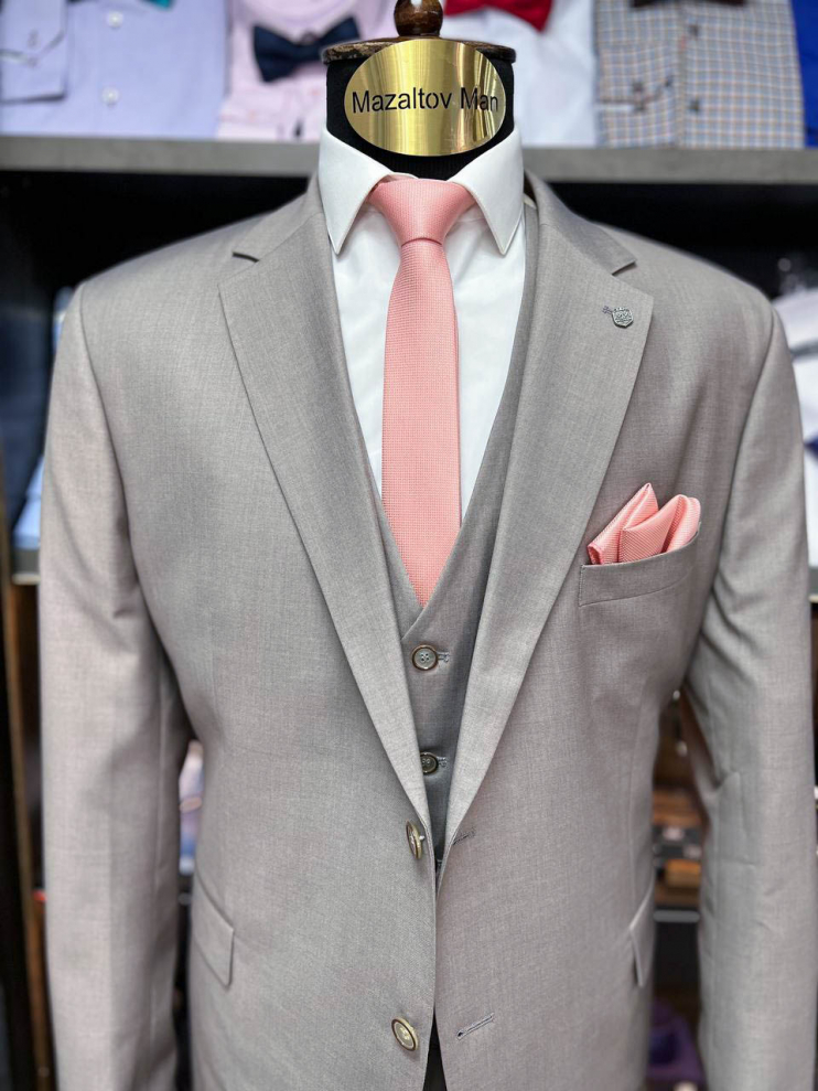 Костюм MAZALTOVMAN 3-ка Серый фактурный