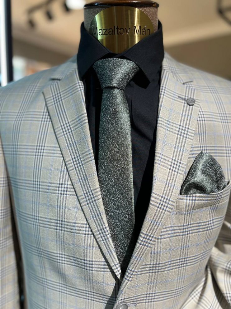 Костюм MIR 2-ка Бежевый в клетку