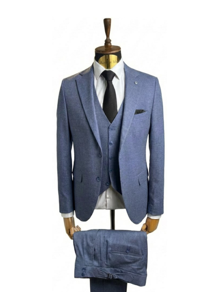 Костюм IBR 3-ка Голубой фактурный