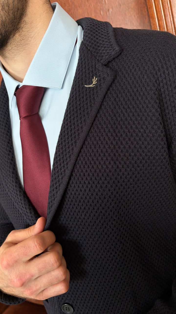 Кардиган AMT Черный текстурный