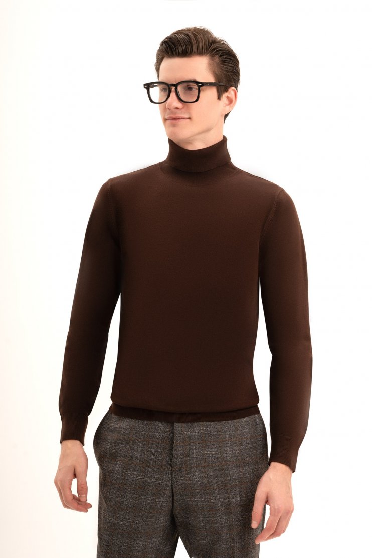 Водолазка MAS Коричневая