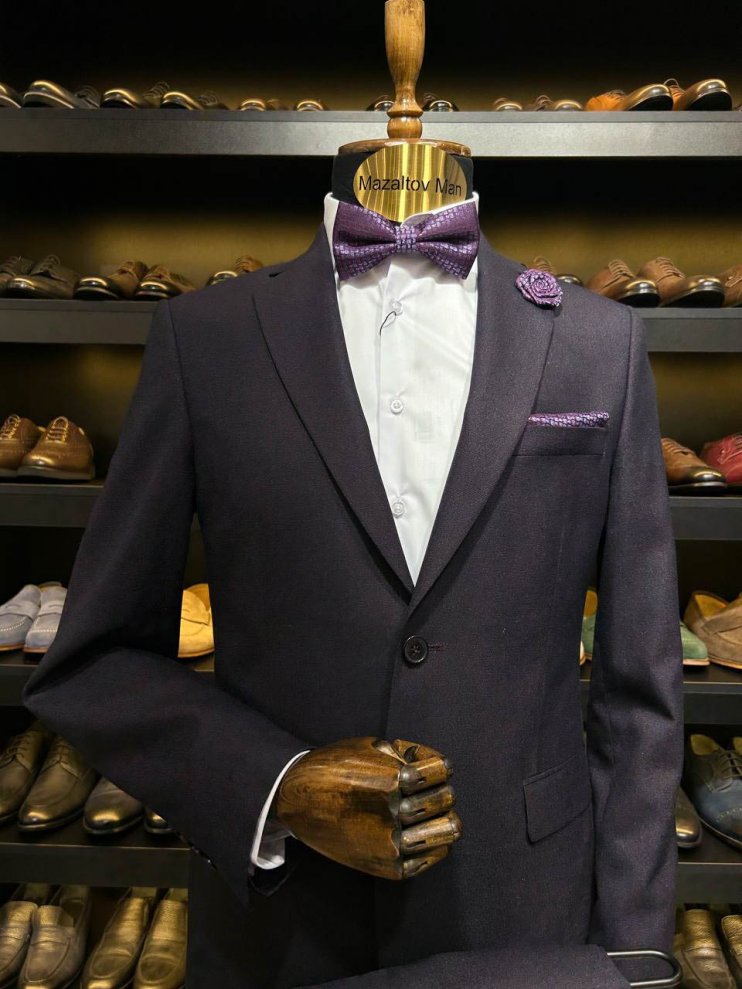 Костюм MAZALTOVMAN 2-ка Бордовый фактурный