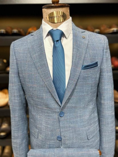 Костюм MAZALTOVMAN 2-ка Синий фактурный