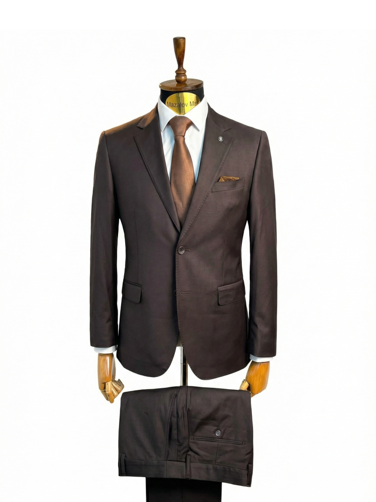 Костюм MAZALTOVMAN 2-ка коричневый из премиум линейки