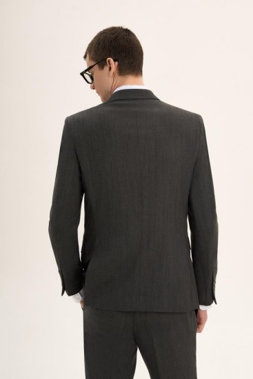 Костюм MAZALTOVMAN 2-ка Графитовый в полоску двубортный премиум линейка