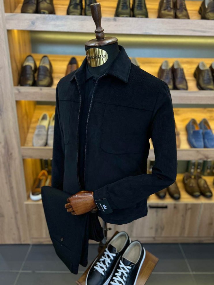 Куртка MAZALTOVMAN Premium Черная вельветовая