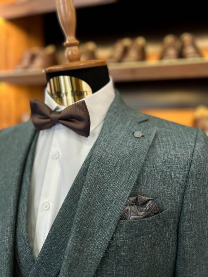 Костюм MAZALTOVMAN 3-ка Premium Зеленый фактурный