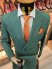 Костюм MAZALTOVMAN 2-ка Premium Зеленый двубортный