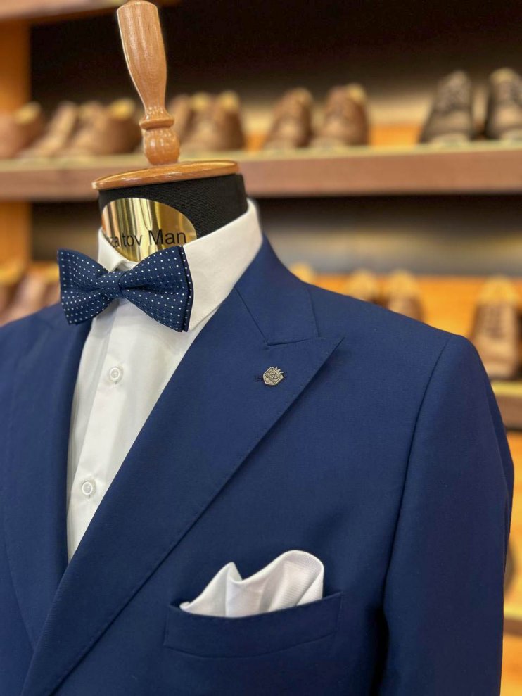 Костюм MIR 2-ка двубортный Синий