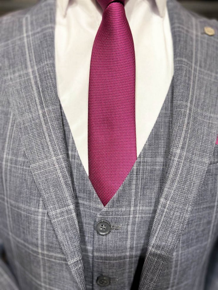 Костюм BEL 3-ка Серый в клетку